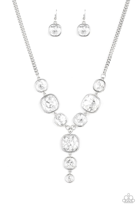 Paparazzi Legendary Luster - White Necklace