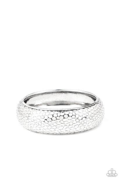 Paparazzi Urban Wildlife - Silver Bangle Bracelet