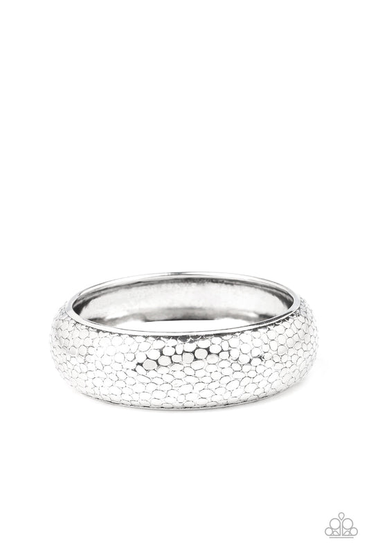 Paparazzi Urban Wildlife - Silver Bangle Bracelet