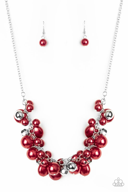 Paparazzi Battle Of The Bombshells - Red Necklace