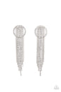 Paparazzi Dazzle By Default - White Earrings