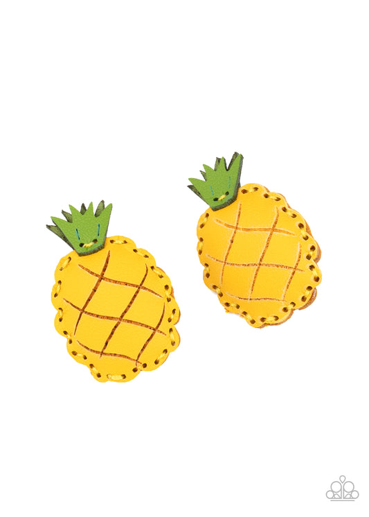 Paparazzi PINEAPPLE Of My Eye - Hair Clips