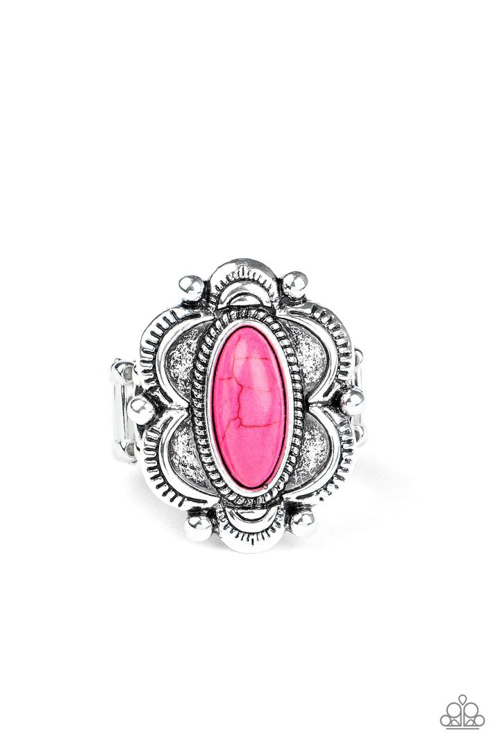 Paparazzi Sage Garden - Pink Ring