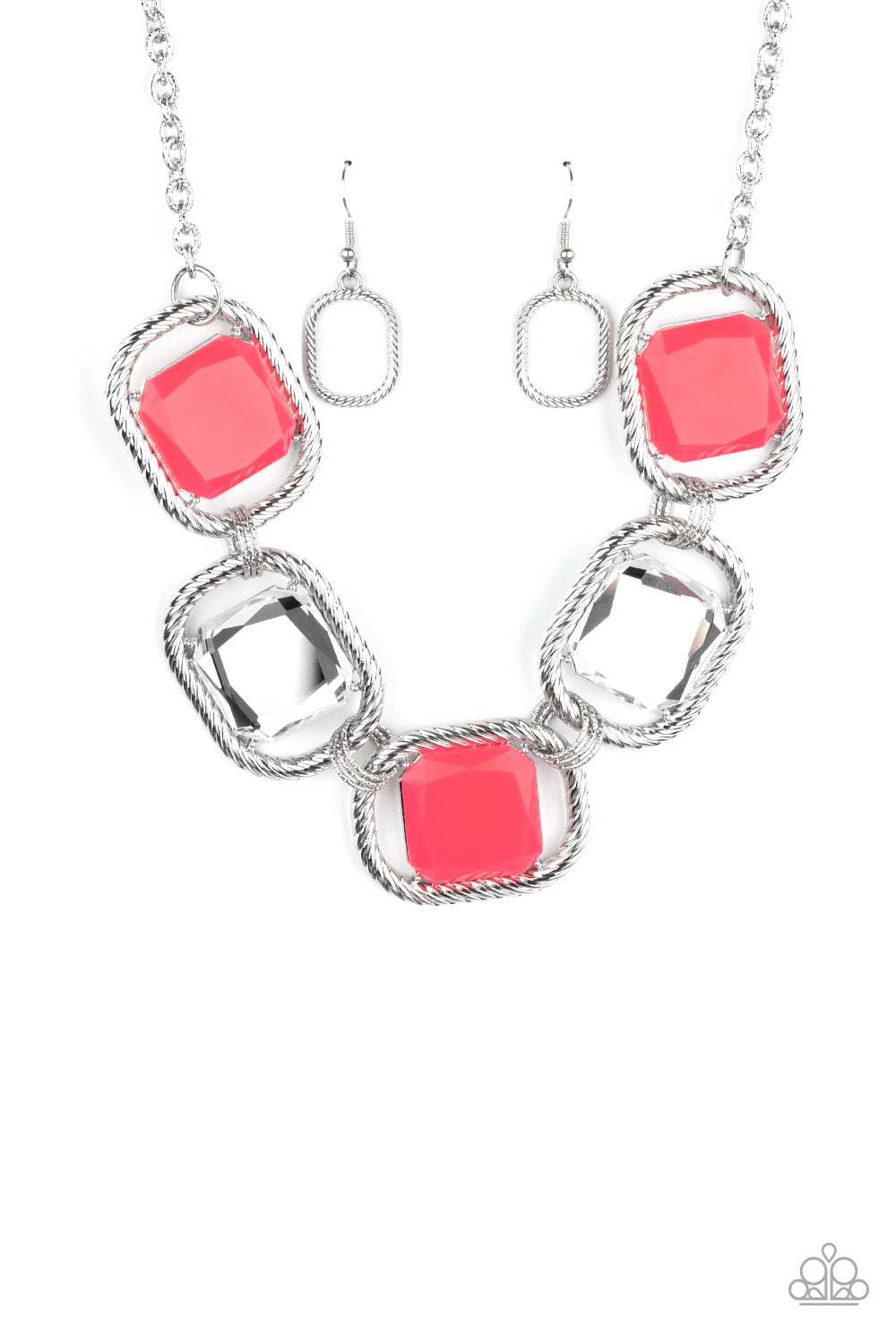 Paparazzi Pucker Up - Pink Necklace