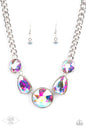 Paparazzi All The Worlds My Stage - Multi Iridescent Necklace