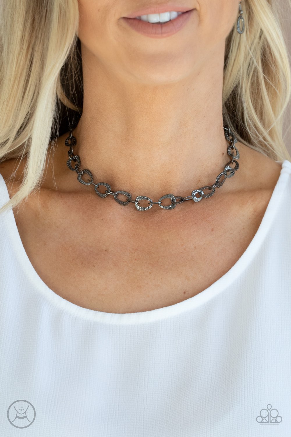 Paparazzi Urban Safari - Black Choker Necklace