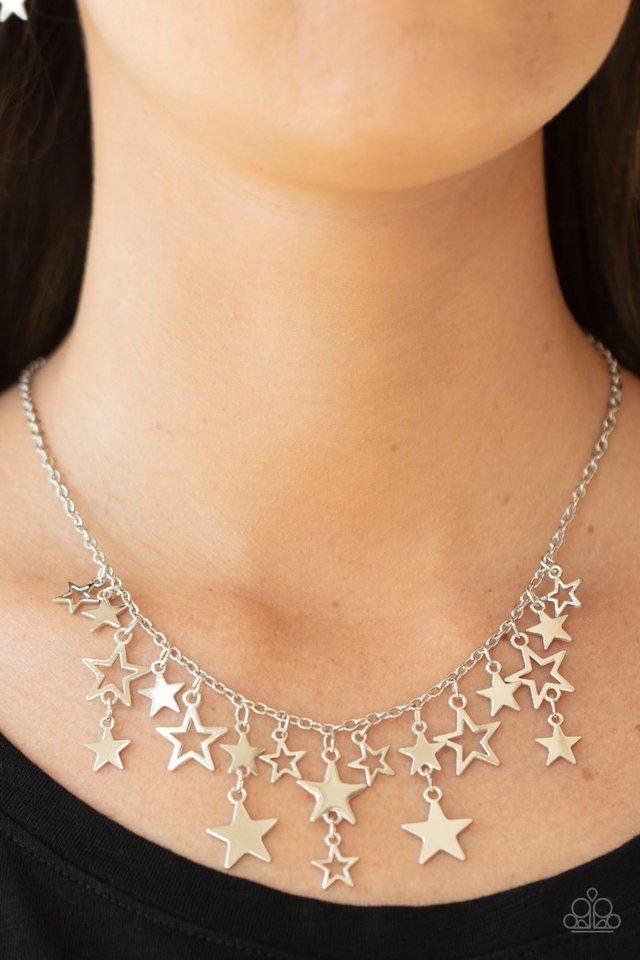 Paparazzi Stellar Stardom - Silver Necklace