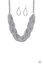 Paparazzi The Great Outback - Silver Necklace