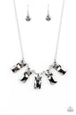 Paparazzi Celestial Royal - Silver Necklace - 2021 Convention Collection