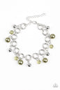 Paparazzi Fancy Fascination - Green Bracelet