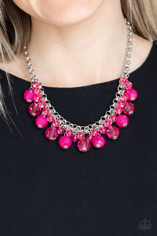 Paparazzi Fiesta Fabulous - Pink Necklace