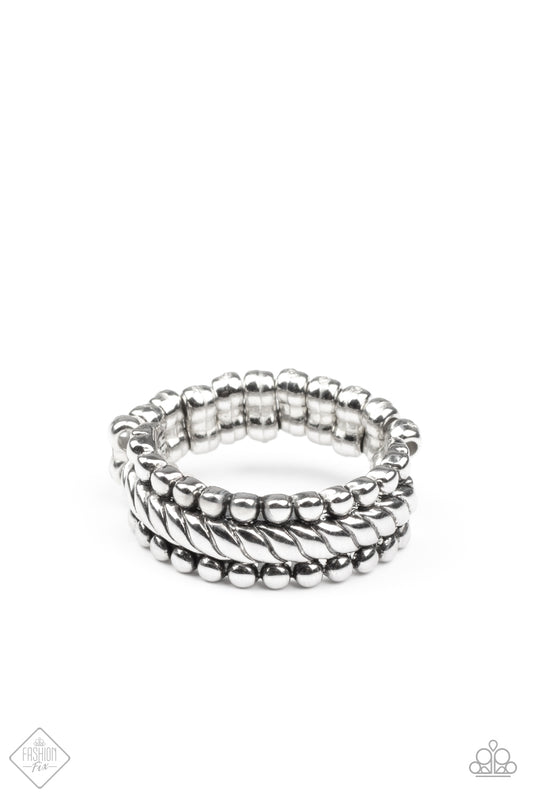 Paparazzi Tangible Texture - Silver Ring