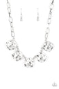Paparazzi Limelight Luxury - White Necklace - EMP 2022 EXCLUSIVE