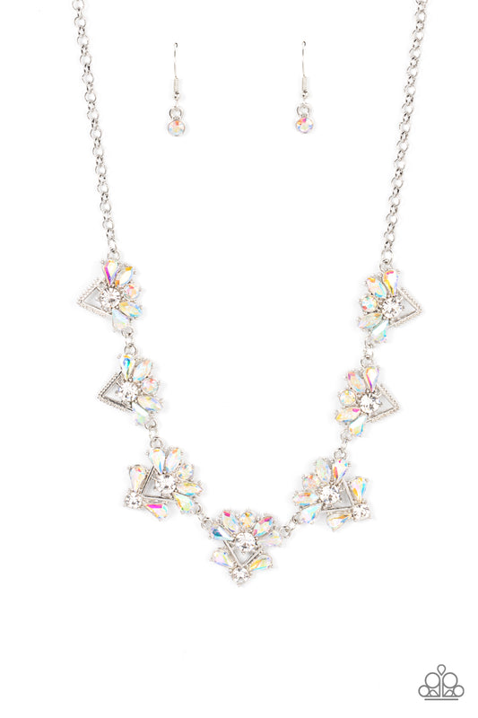 Paparazzi Extragalactic Extravagance - Multi Iridescent Necklace - EMP 2022 EXCLUSIVE