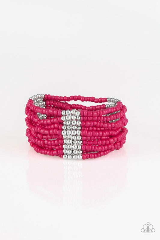 Paparazzi Outback Odyssey - Pink Bracelet