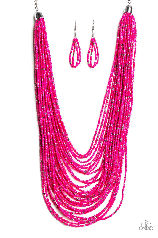 Paparazzi Rio Rainforest - Pink Necklace