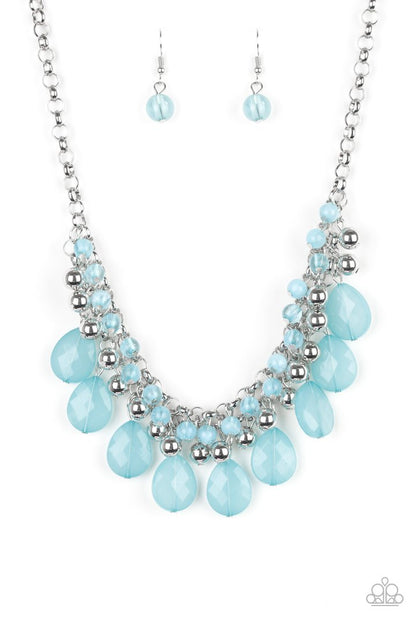 Paparazzi Trending Tropicana - Blue Necklace