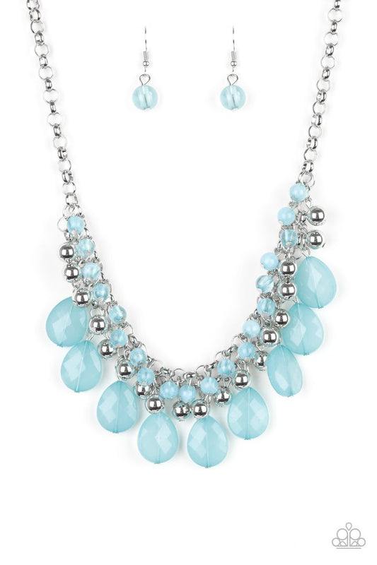 Paparazzi Trending Tropicana - Blue Necklace