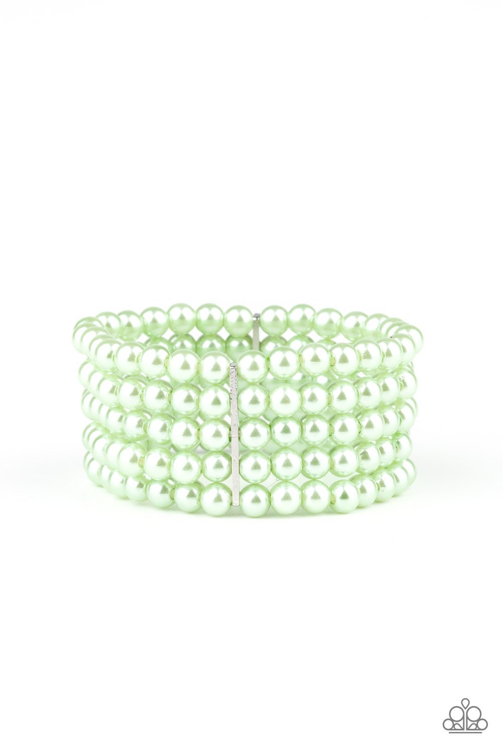 Paparazzi Pearl Bliss - Green Bracelet