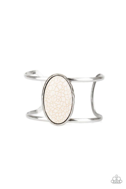 Paparazzi Desert Empress - White Bracelet