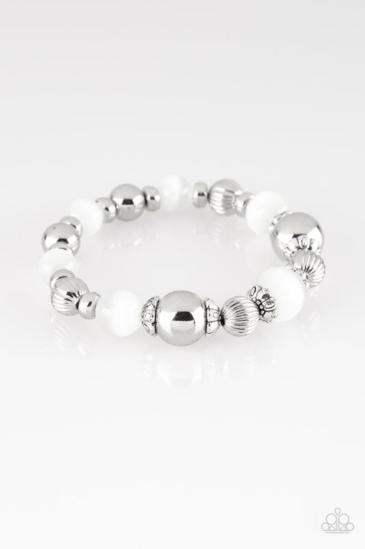 Paparazzi Once Upon A Maritime - White Bracelet