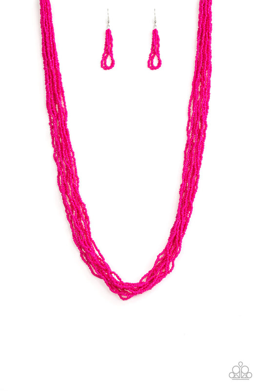 Paparazzi Congo Colada - Pink Necklace