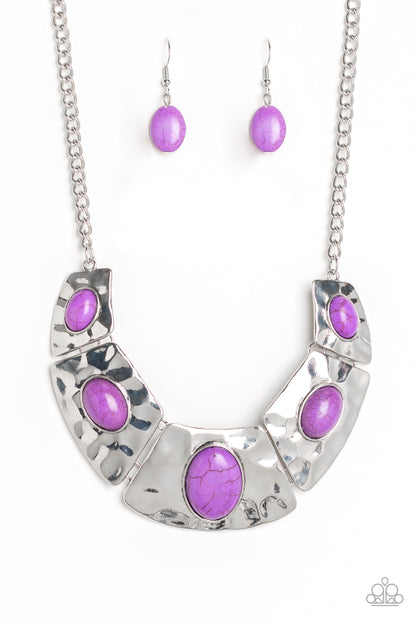 Paparazzi Ruler In Favor - Purple Necklace