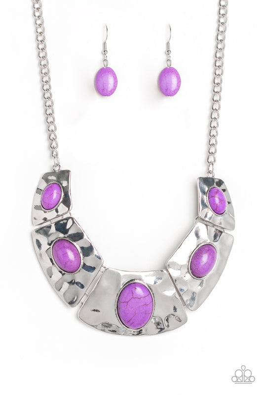 Paparazzi Ruler In Favor - Purple Necklace