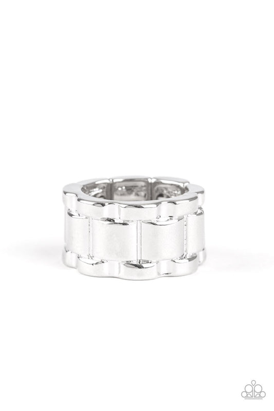 Paparazzi Modern Machinery - Silver Men’s Ring