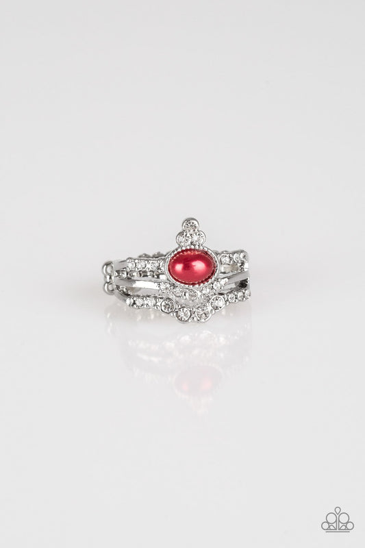 Paparazzi Timeless Tiaras - Red Ring