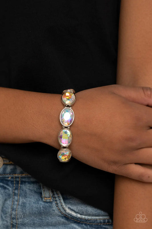 Paparazzi DIVA In Disguise - Multi Iridescent Bracelet