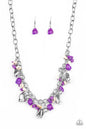 Paparazzi Quarry Trail - Purple Necklace