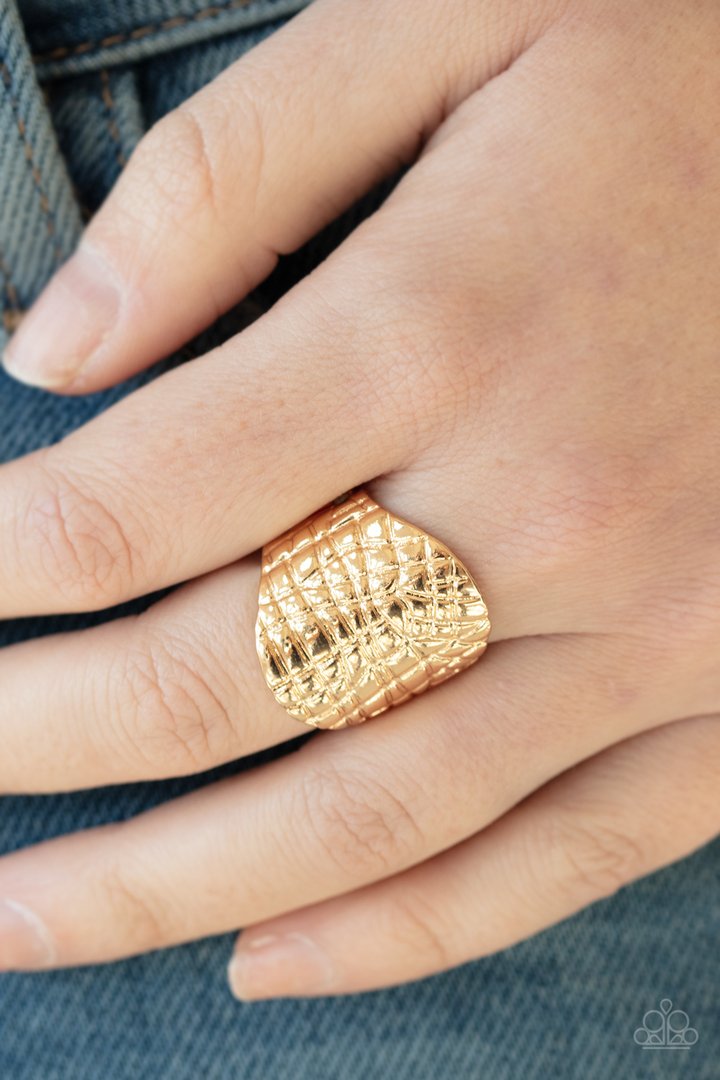 Paparazzi Metal Jungle - Gold Ring