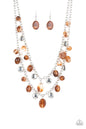 Paparazzi Rainbow Shine - Brown Necklace