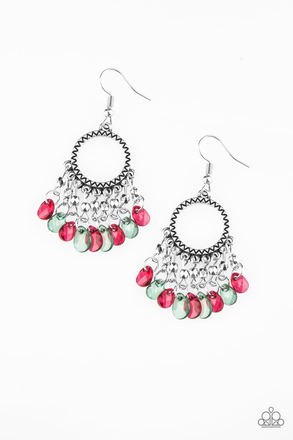 Paparazzi Paradise Palace - Multi Earrings