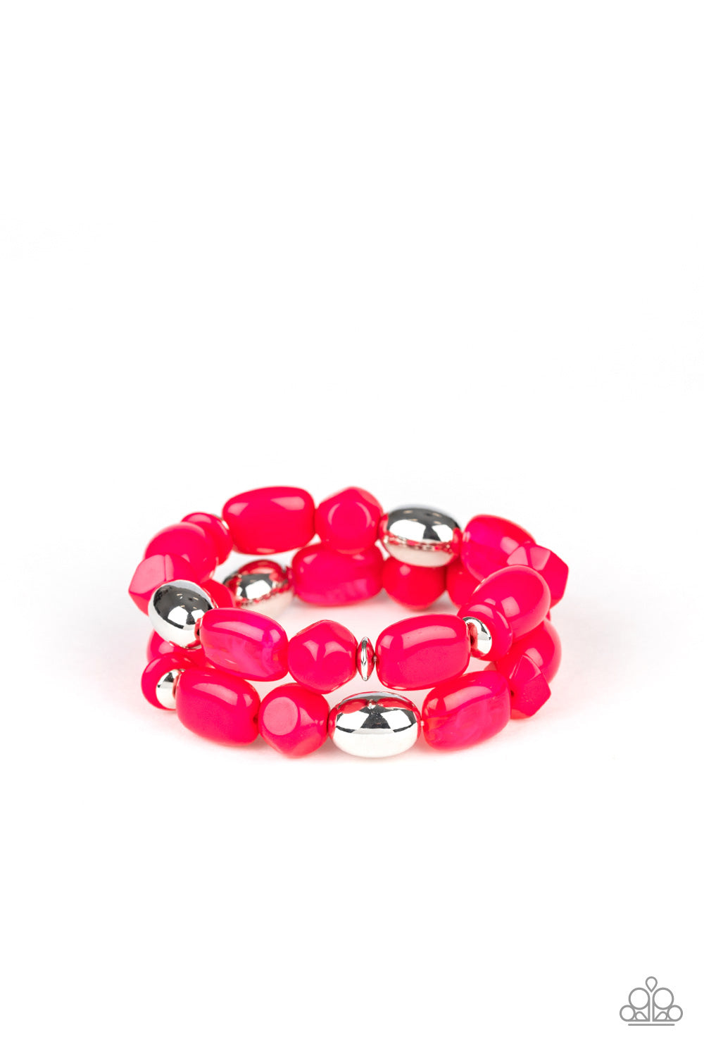 Paparazzi Fruity Flavor - Pink Bracelet