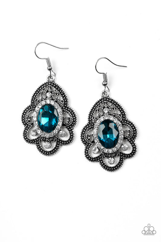 Paparazzi Reign Supreme - Blue Earrings