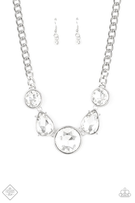 Paparazzi All The World's My Stage - White Necklace