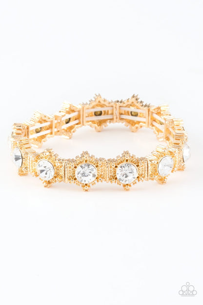 Paparazzi Strut Your Stuff - Gold Bracelet