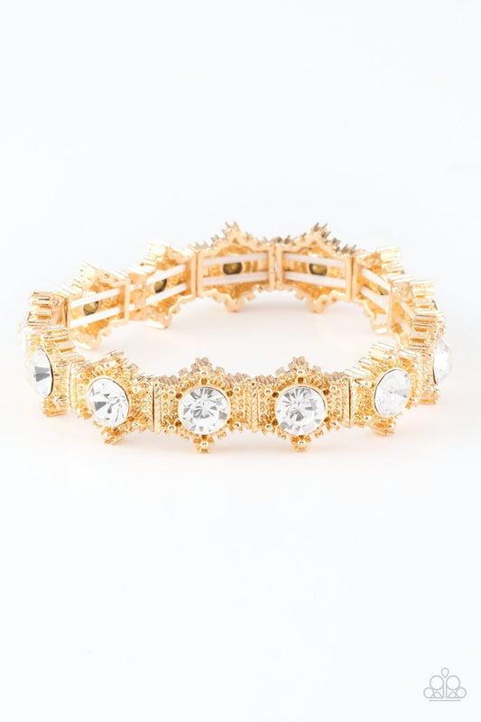 Paparazzi Strut Your Stuff - Gold Bracelet