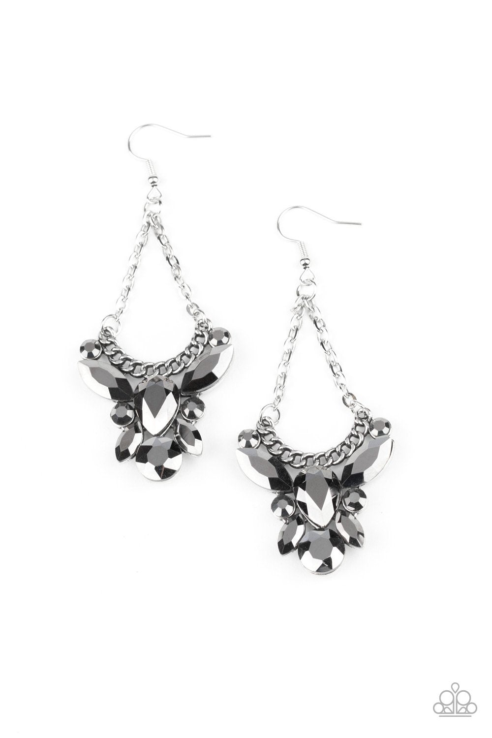 Paparazzi Bling Bouquets - Silver Earrings