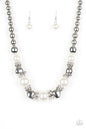 Paparazzi Hollywood HAUTE Spot - White Necklace