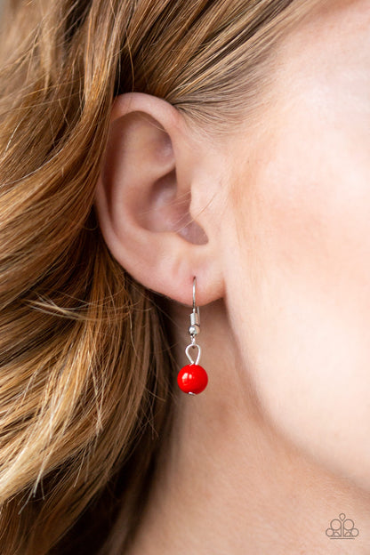 Paparazzi Impressive Edge - Red Necklace