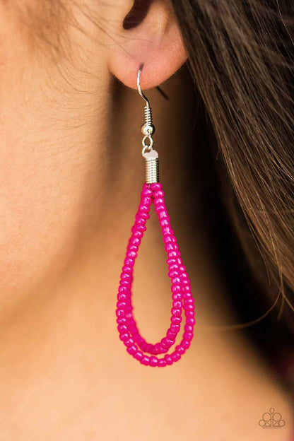 Paparazzi Let It Bead - Pink Necklace