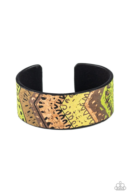Paparazzi Come Uncorked - Green Bracelet