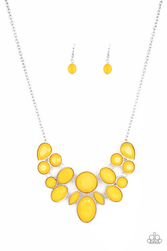 Paparazzi Demi-Diva - Yellow Necklace