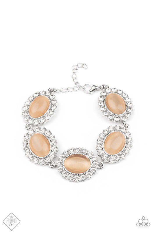Paparazzi Demurely Diva - Orange Bracelet