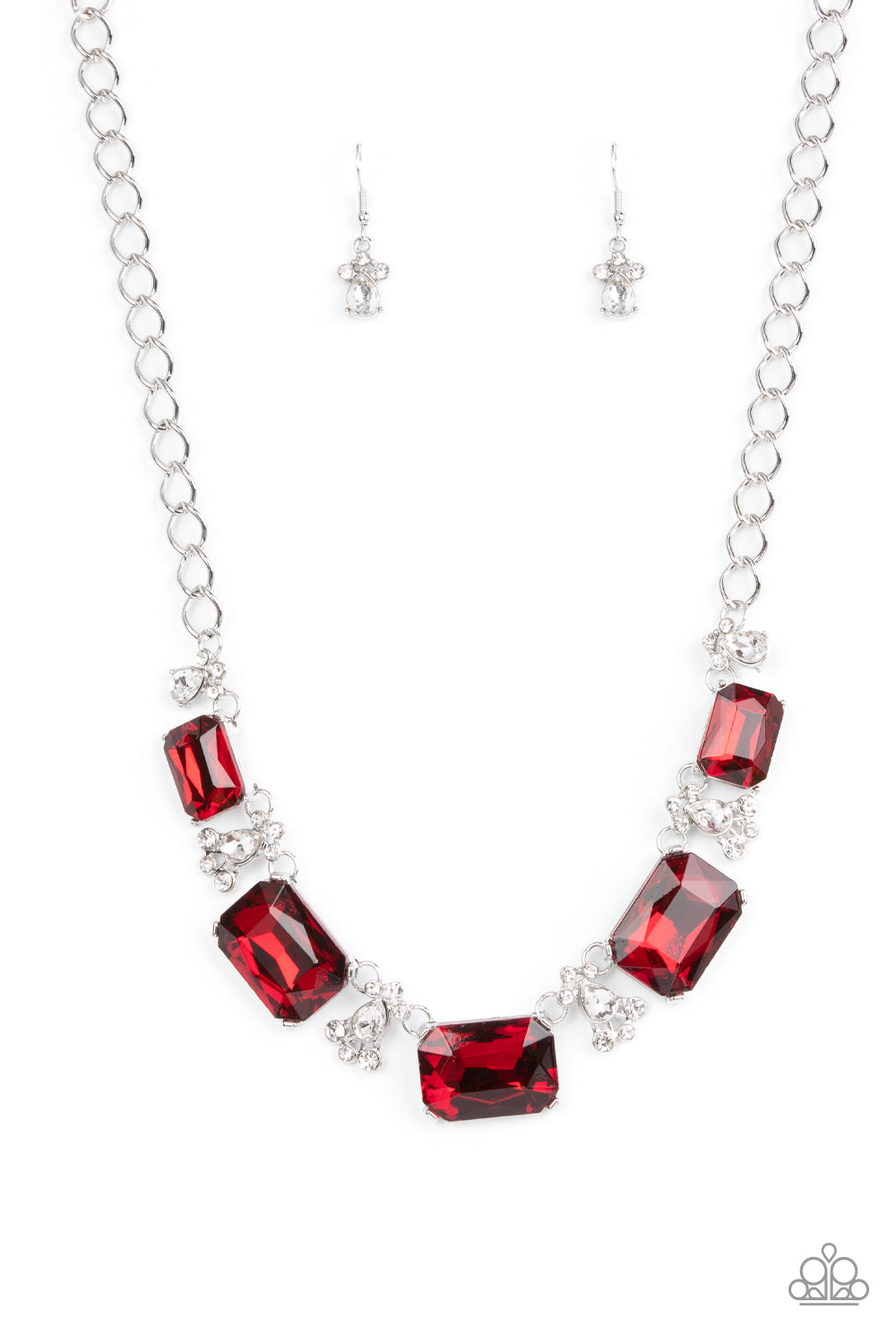 Paparazzi Flawlessly Famous - Red Necklace