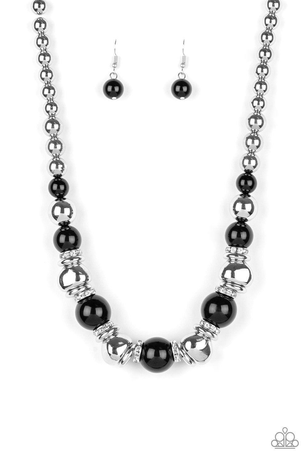 Paparazzi Hollywood HAUTE Spot - Black Necklace