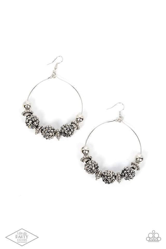 Paparazzi I Can Take A Compliment - Silver Earrings